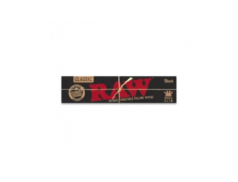 Bletki RAW Black King Size Slim niebielone